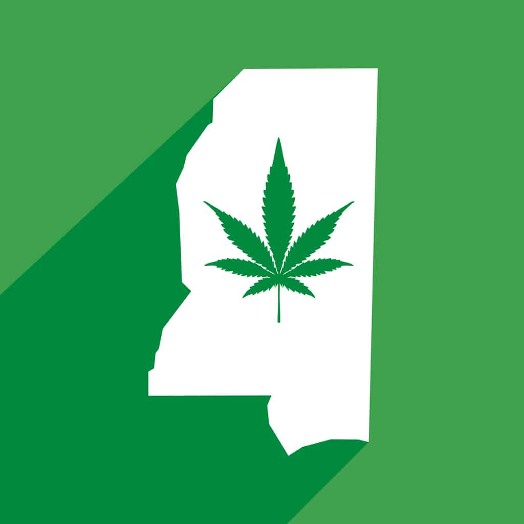 Mississippi Marijuana Map Icon
